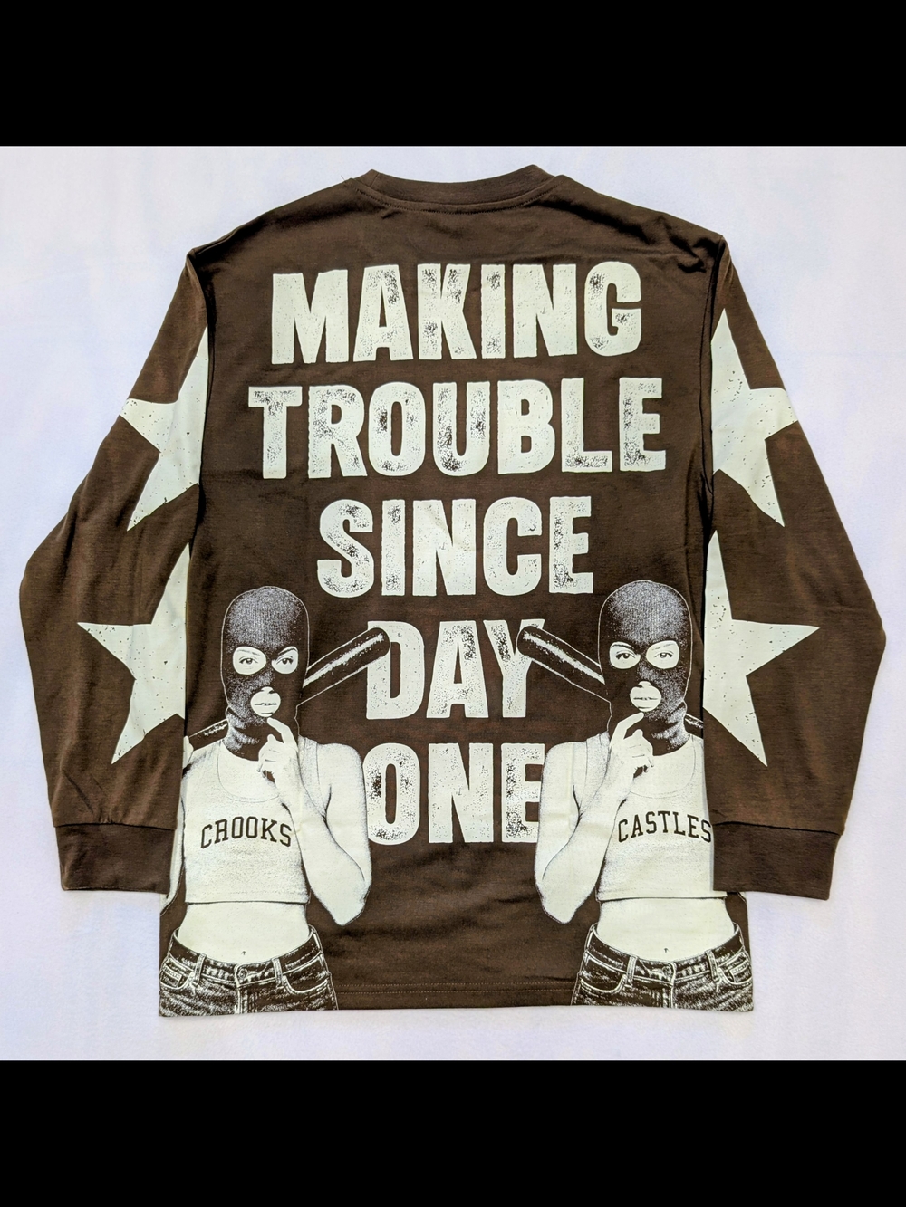 Crooks & Castles Trouble Mask Graphic Tee Streetwear Shirt NWT Men's L - Picture 6 of 6